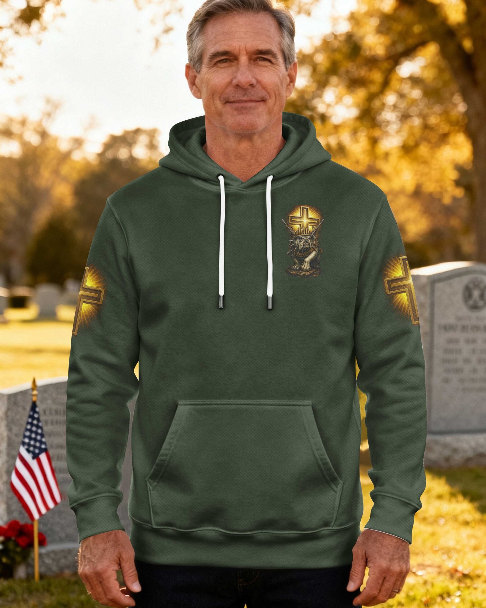 A Marine's Duty Never Ends Only His Battlefield Changes Hoodie - Image 4