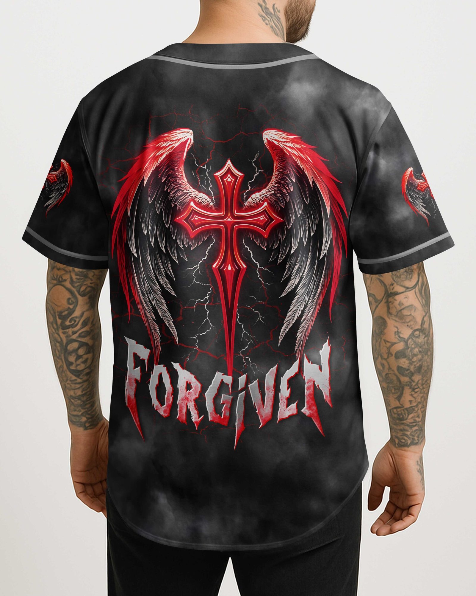 Forgiven All Over Print Jersey - Image 4
