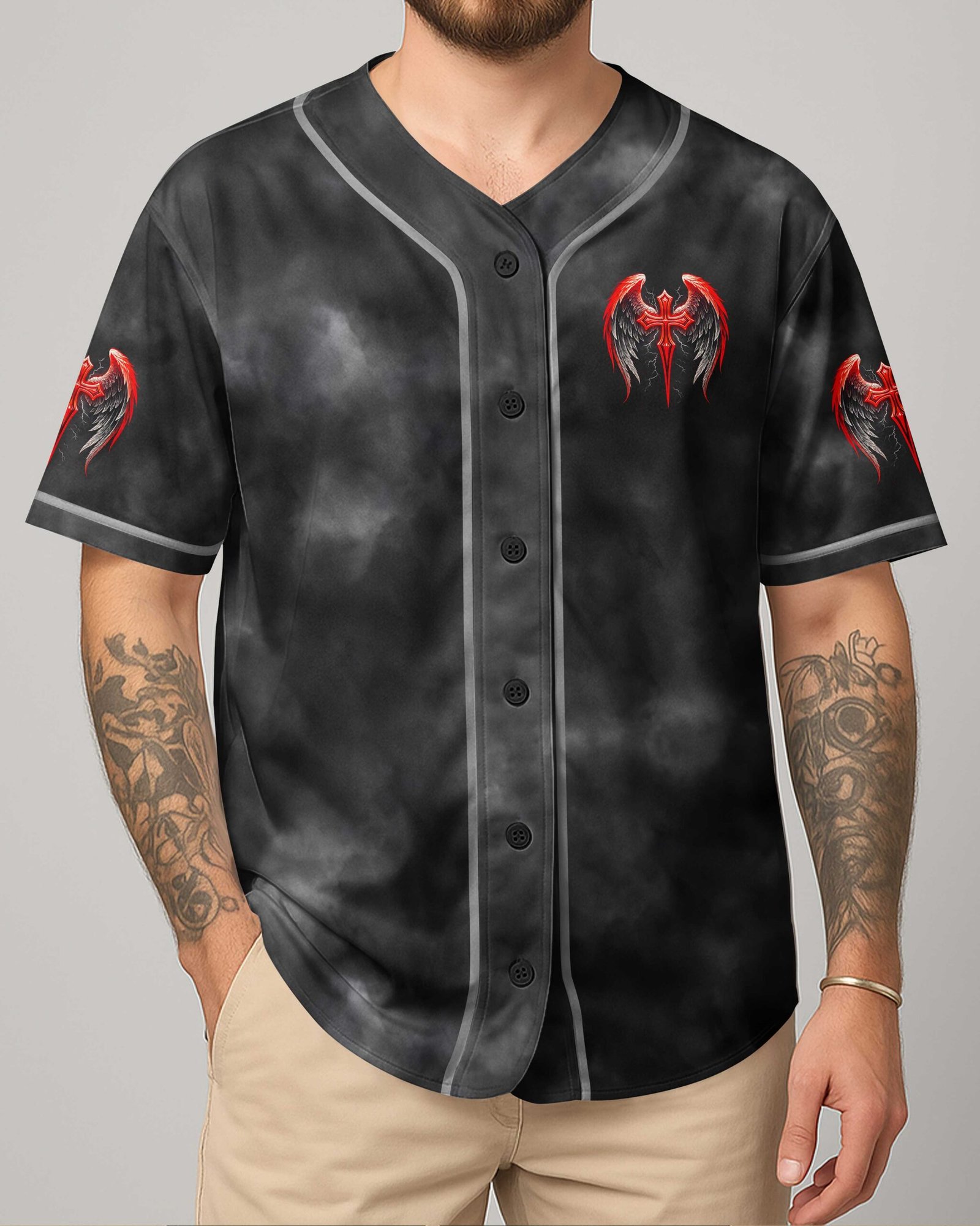 Forgiven All Over Print Jersey - Image 3