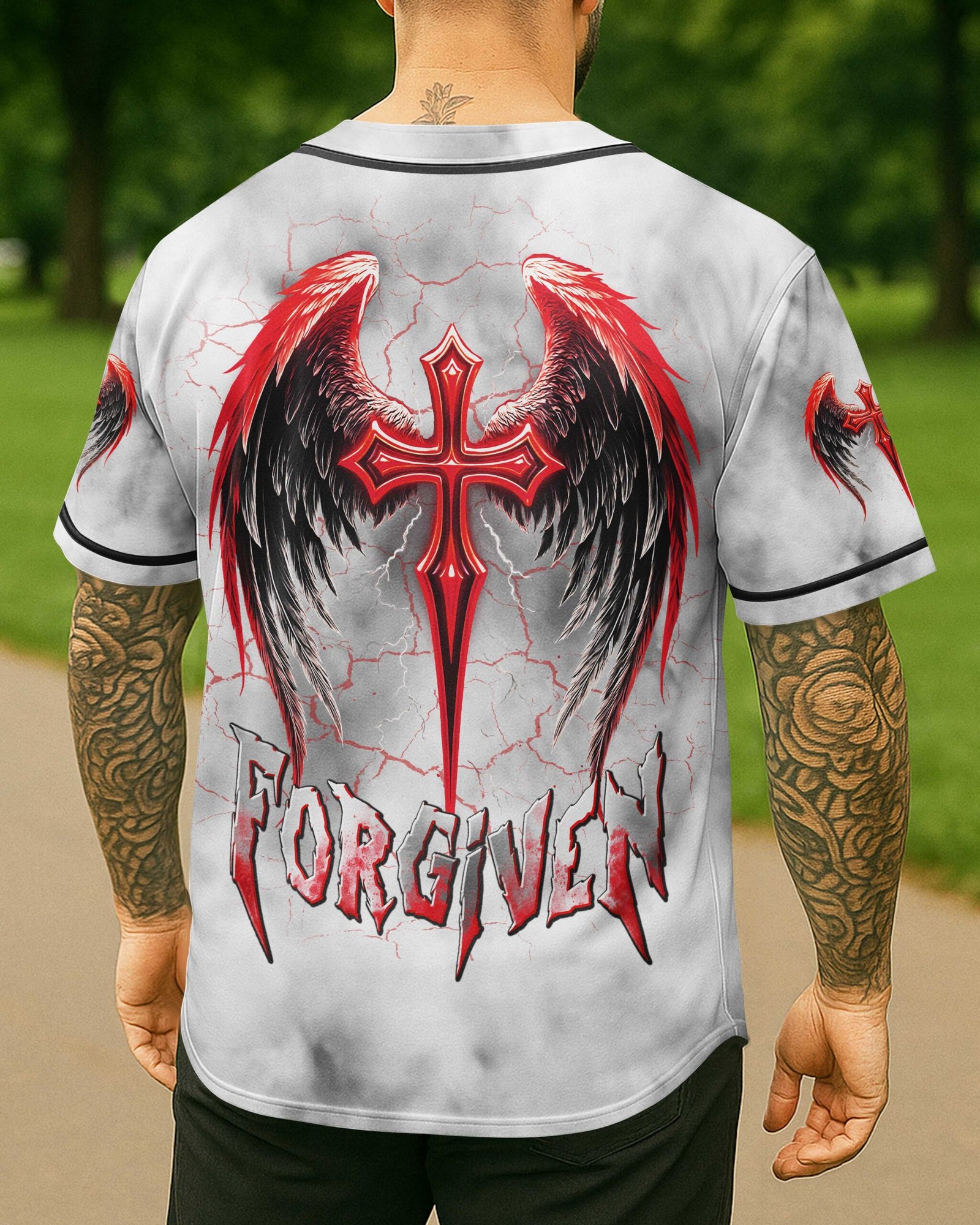 Forgiven All Over Print Jersey - Image 15