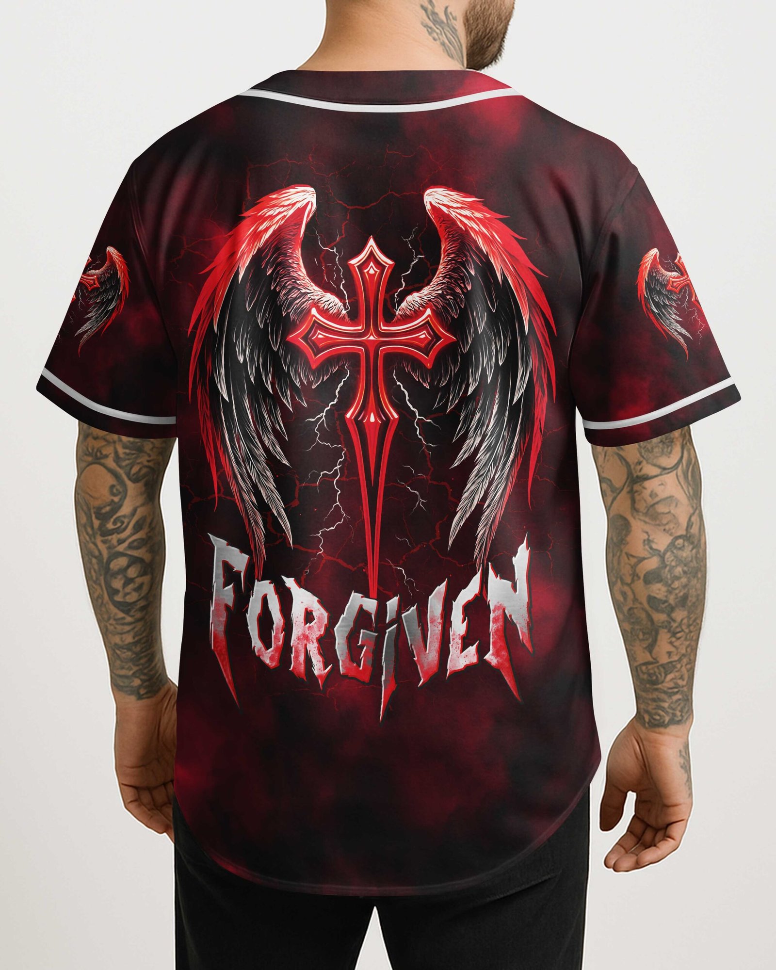 Forgiven All Over Print Jersey - Image 9