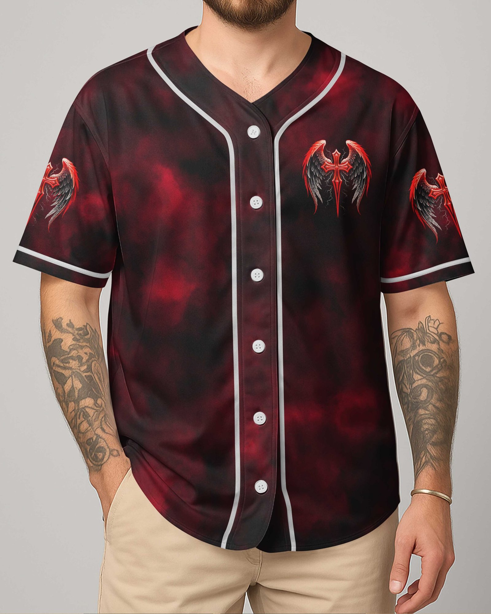 Forgiven All Over Print Jersey - Image 8