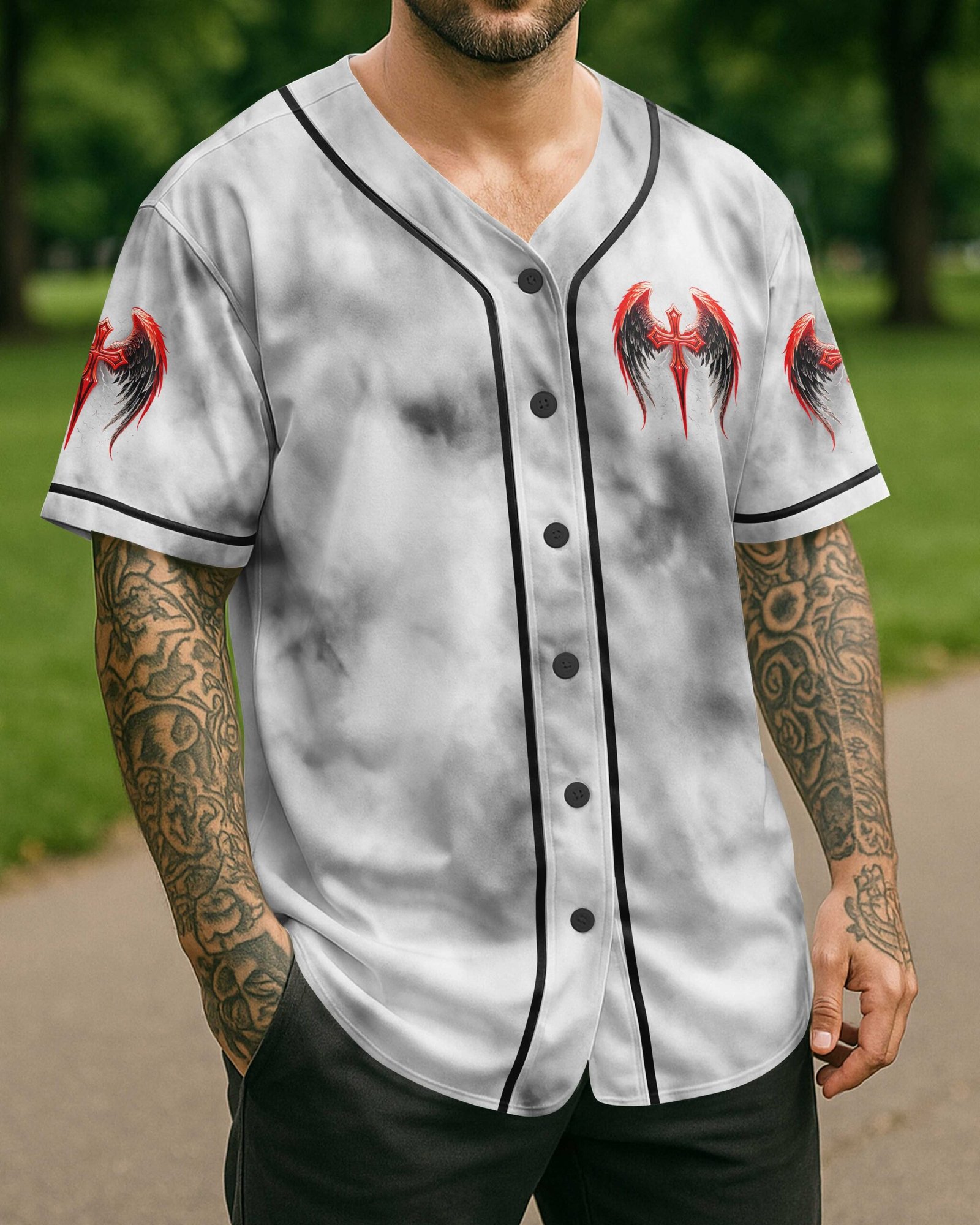 Forgiven All Over Print Jersey - Image 14