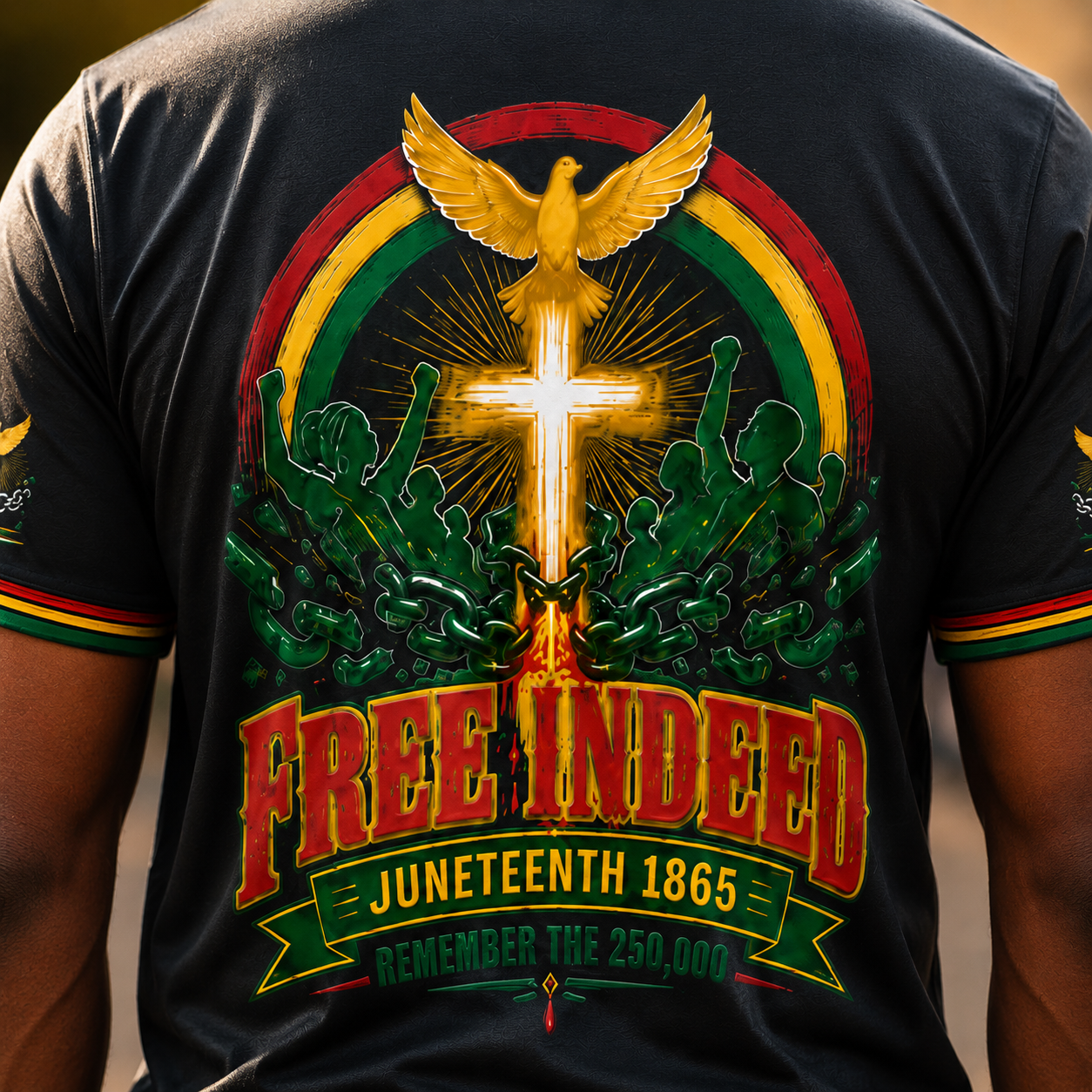 Free Indeed Juneteenth 1865 T-Shirt