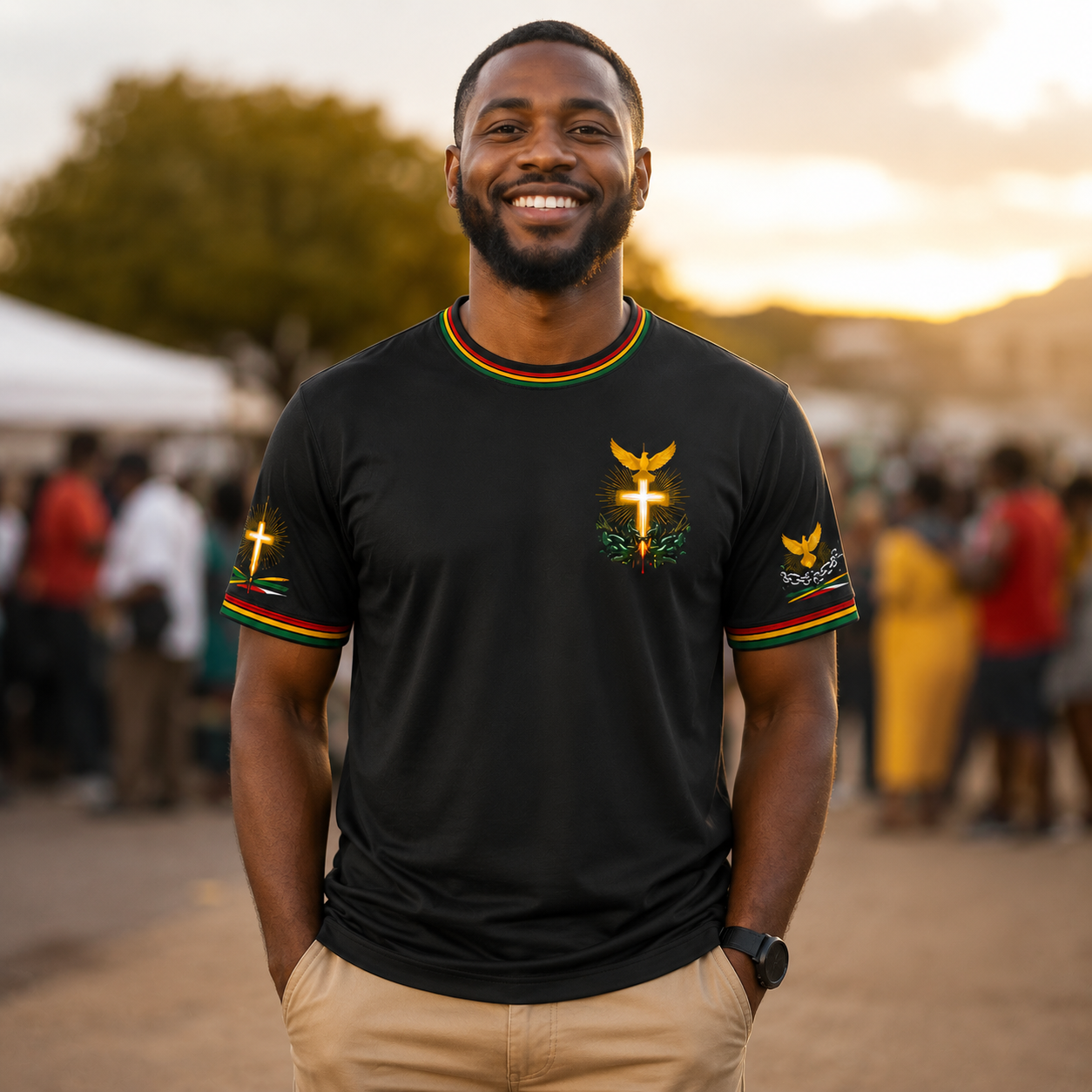 Free Indeed Juneteenth 1865 T-Shirt - Image 3
