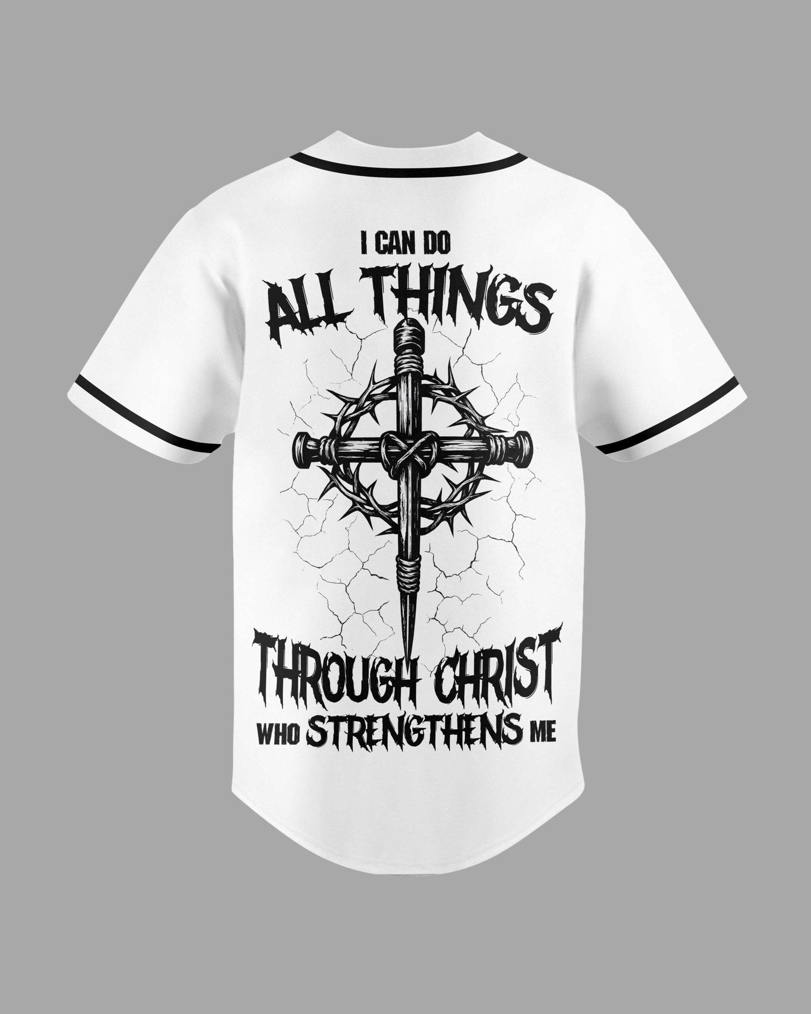I Can Do All Things Through Christ All Over Print Jersey - Image 5
