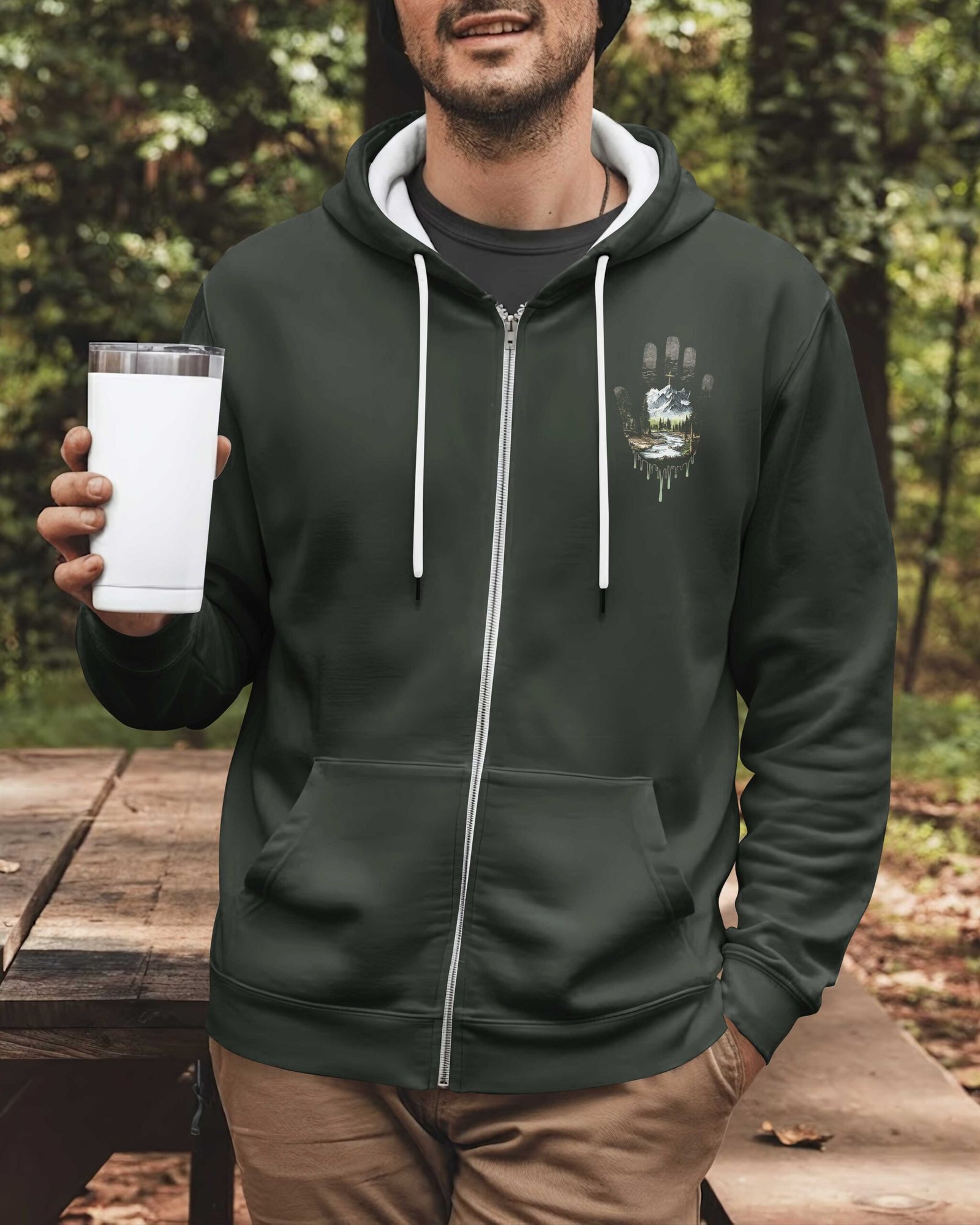 I'm A Hiker Of His Hills Zip Hoodie - Image 6