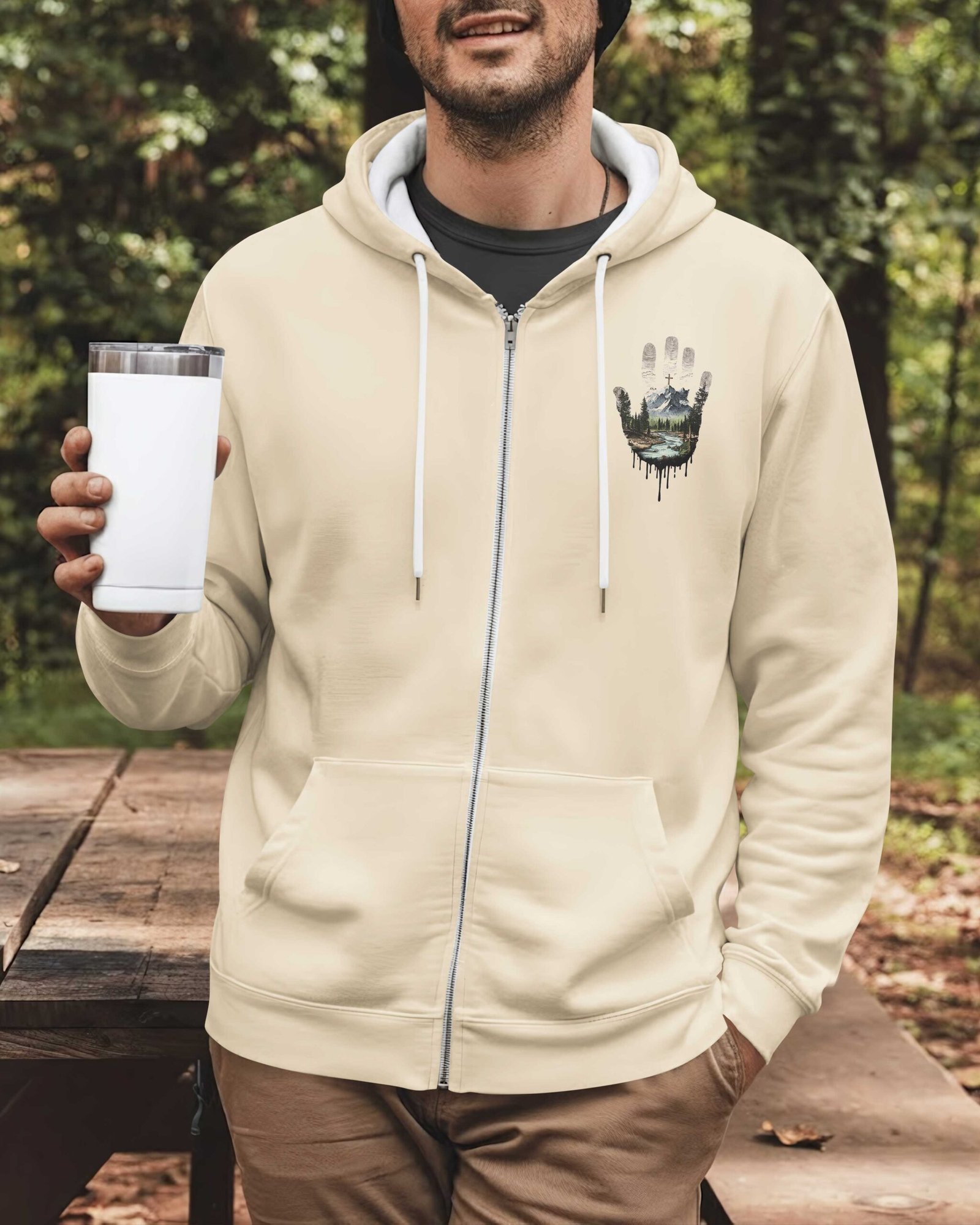 I'm A Hiker Of His Hills Zip Hoodie - Image 4