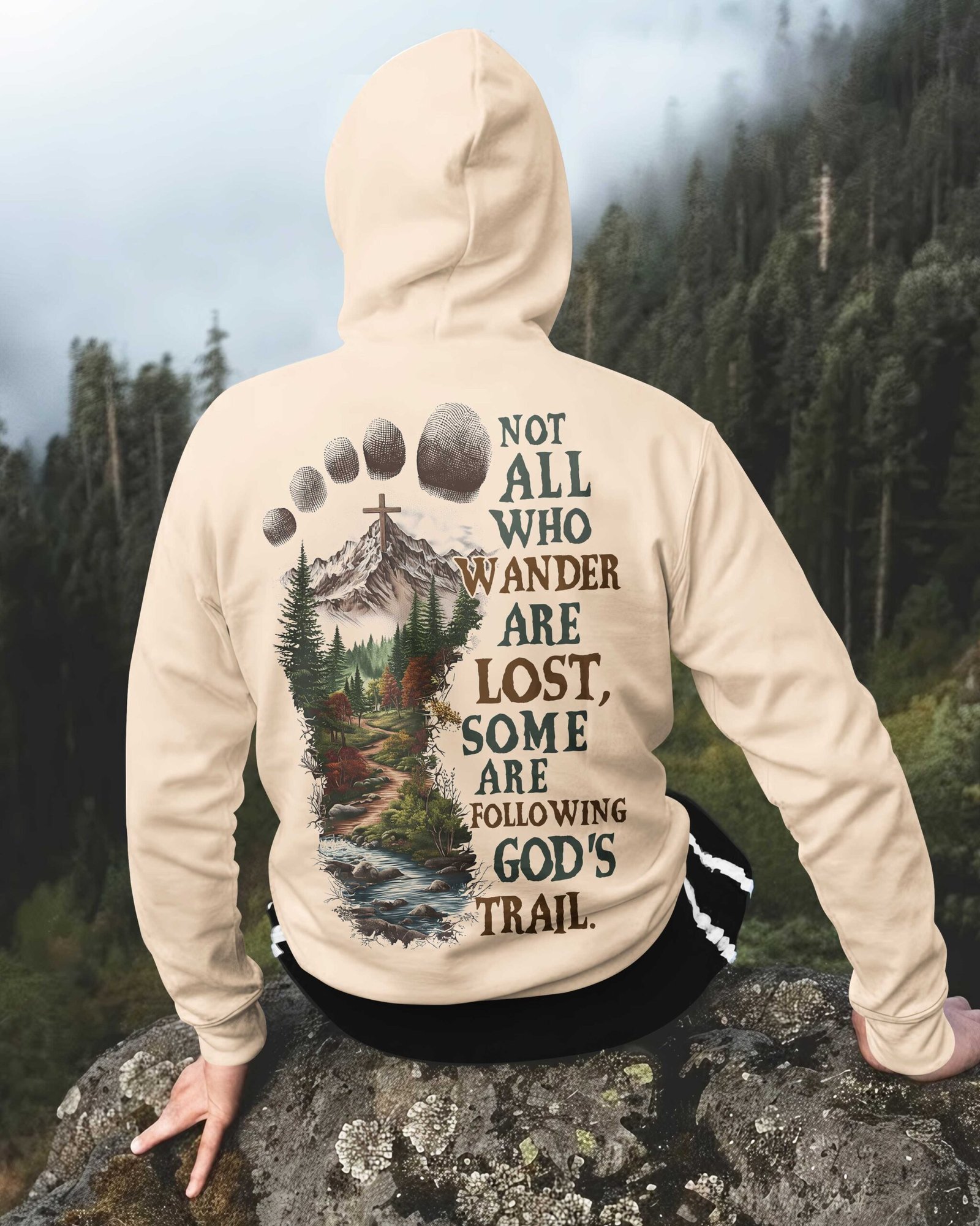 Not All Who Wander Are Lost Hoodie - Image 5