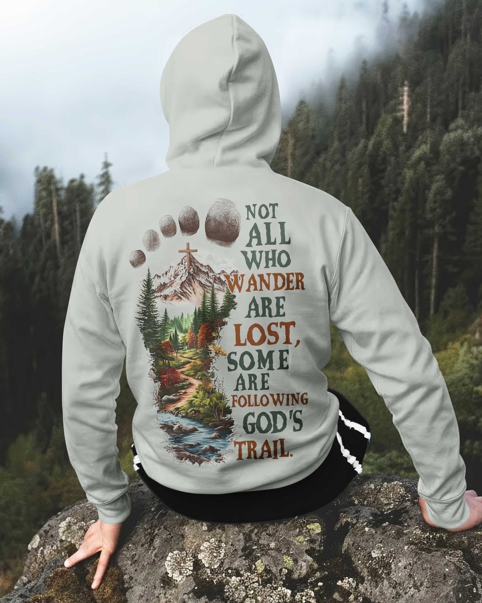 Not All Who Wander Are Lost Hoodie - Image 3