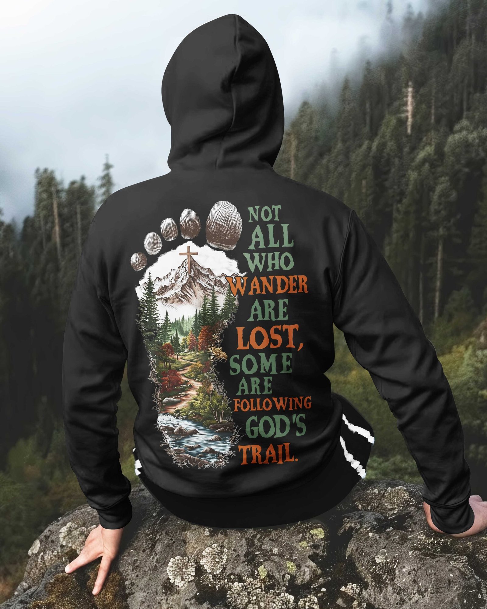 Not All Who Wander Are Lost Hoodie - Image 7