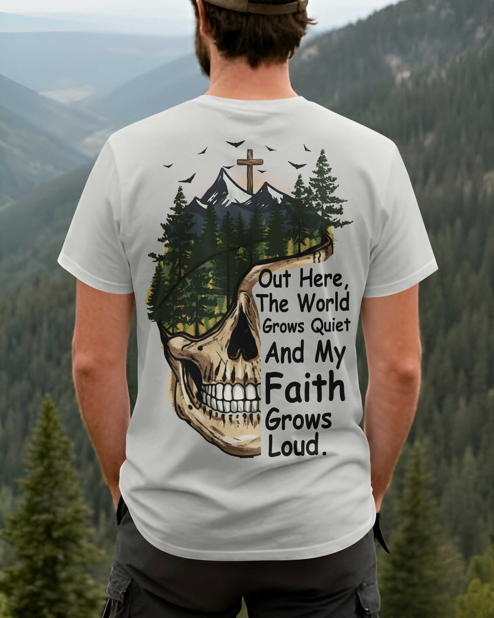 Out Here The World Grows Quiet T-Shirt - Image 12