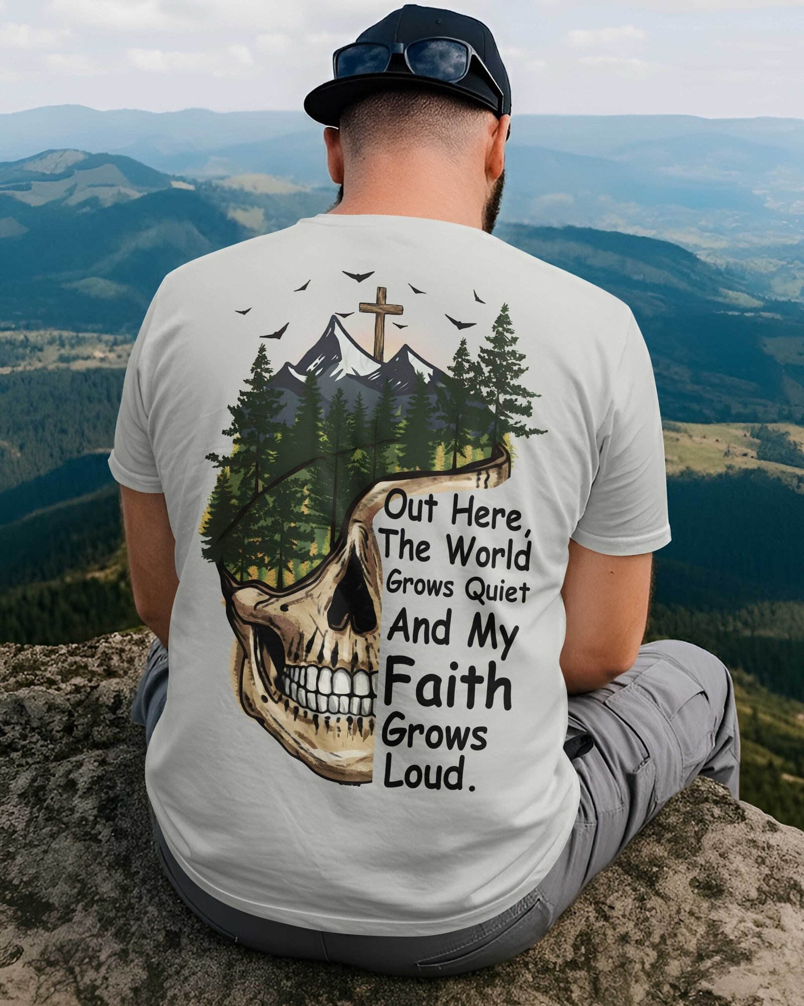 Out Here The World Grows Quiet T-Shirt - Image 9