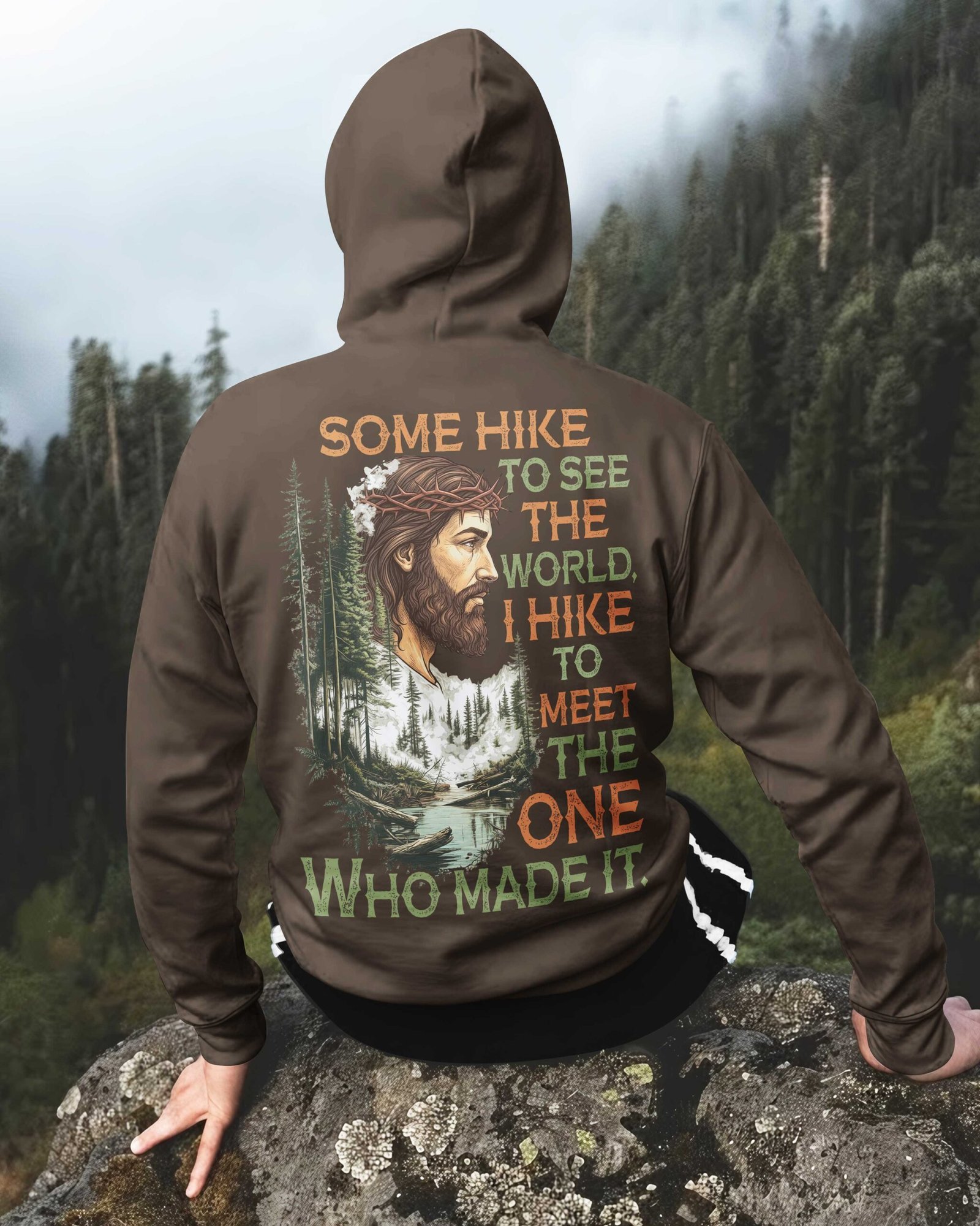 Some Hike To See The World Zip Hoodie - Image 7