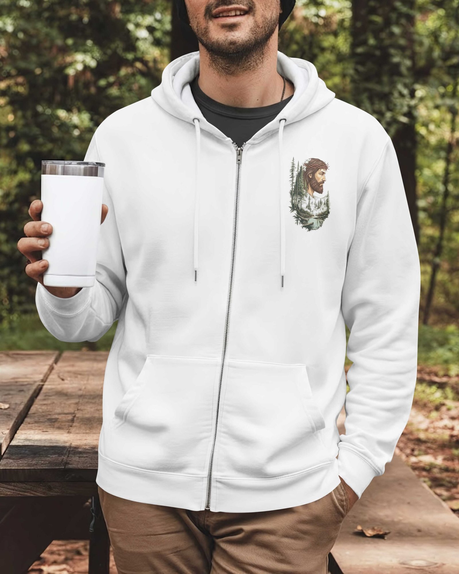 Some Hike To See The World Zip Hoodie - Image 2