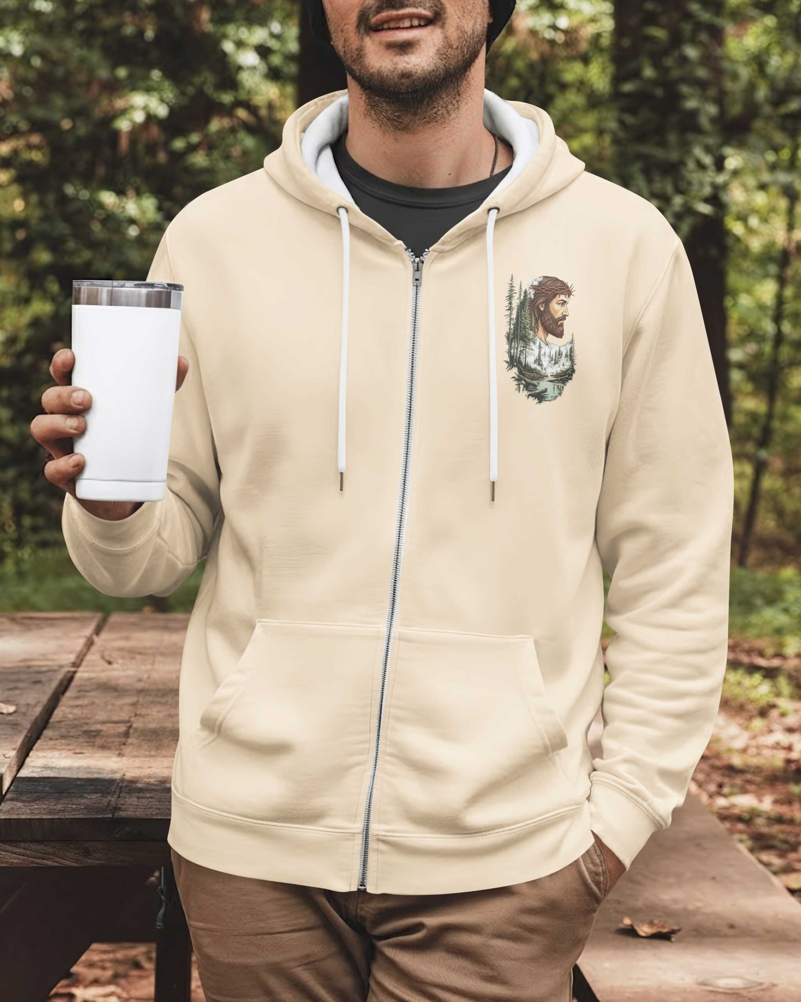 Some Hike To See The World Zip Hoodie - Image 6