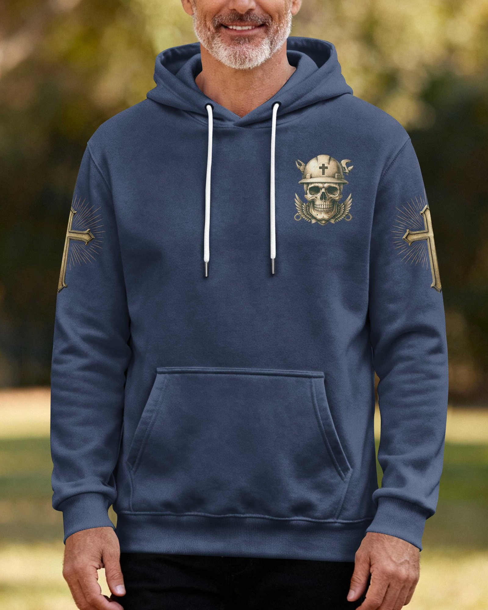 Storms Don't Scare Me God Made Me A Lineman Hoodie - Image 6