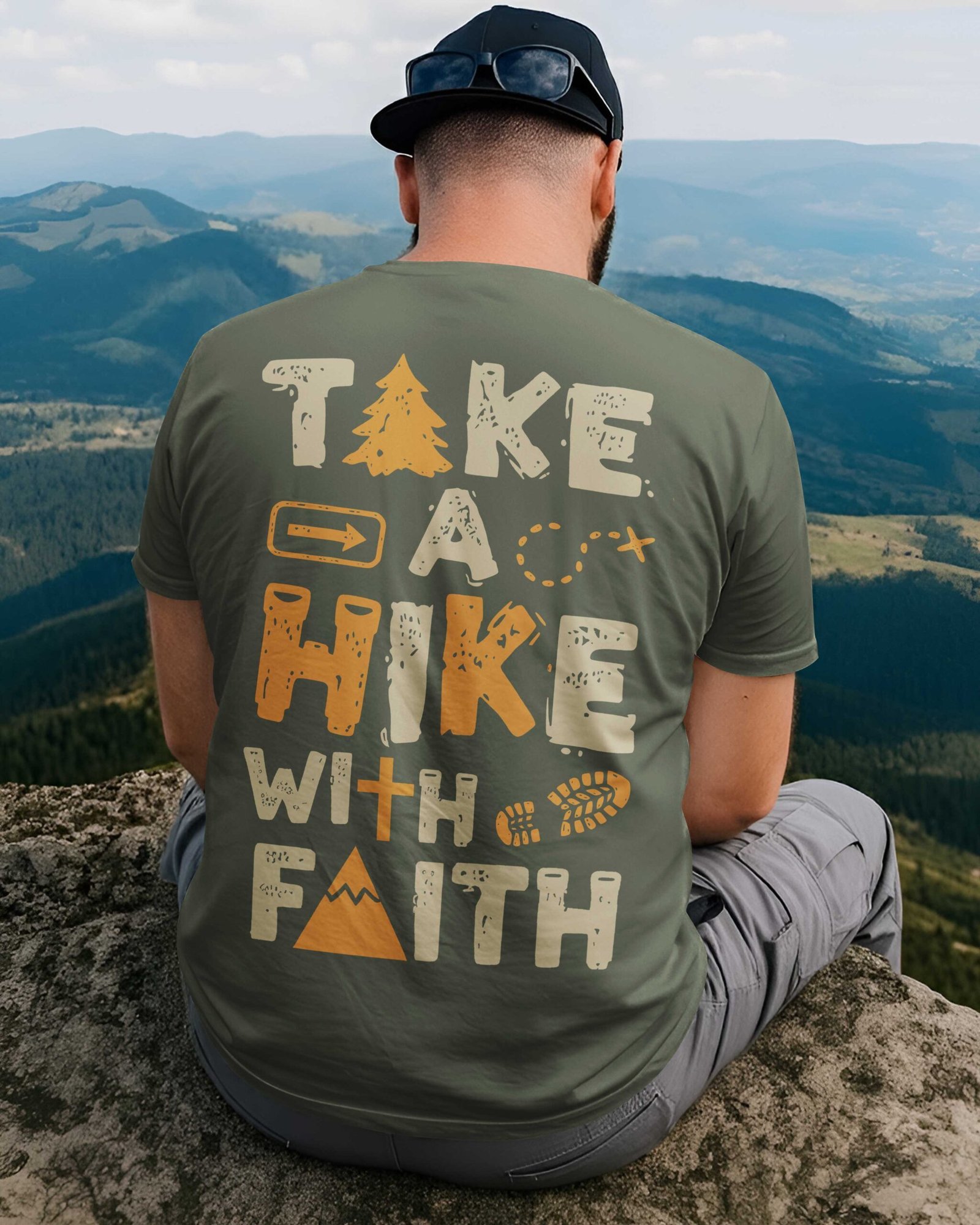 Take A Hike With Faith T-Shirt - Image 6