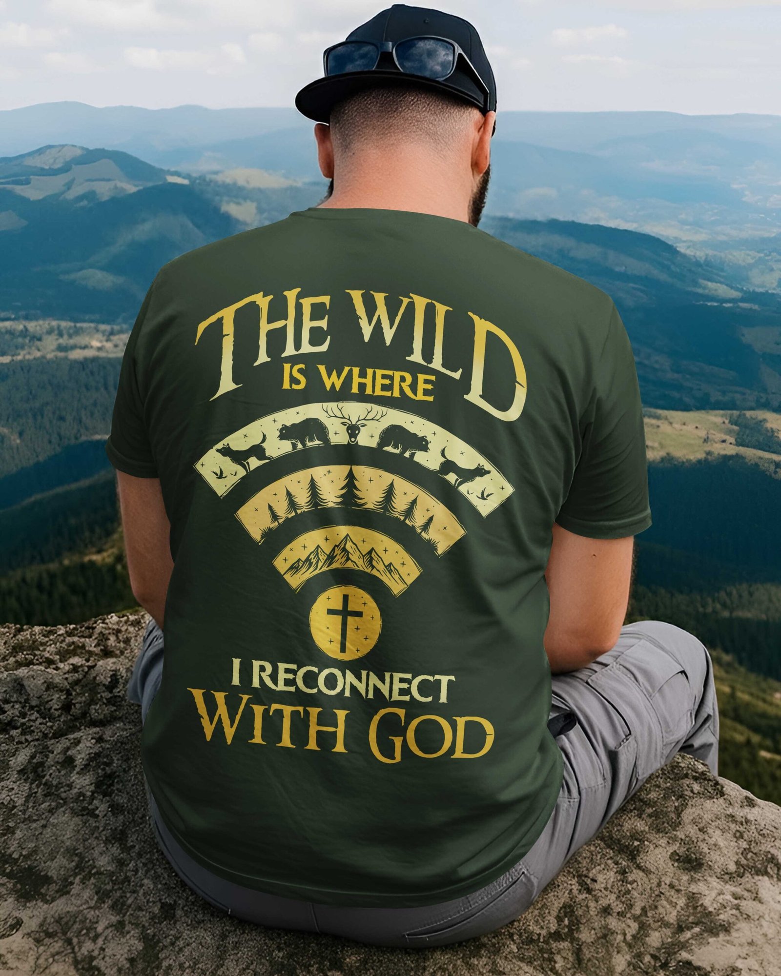 The Wild Is Where I Reconnect With God T-Shirt - Image 5