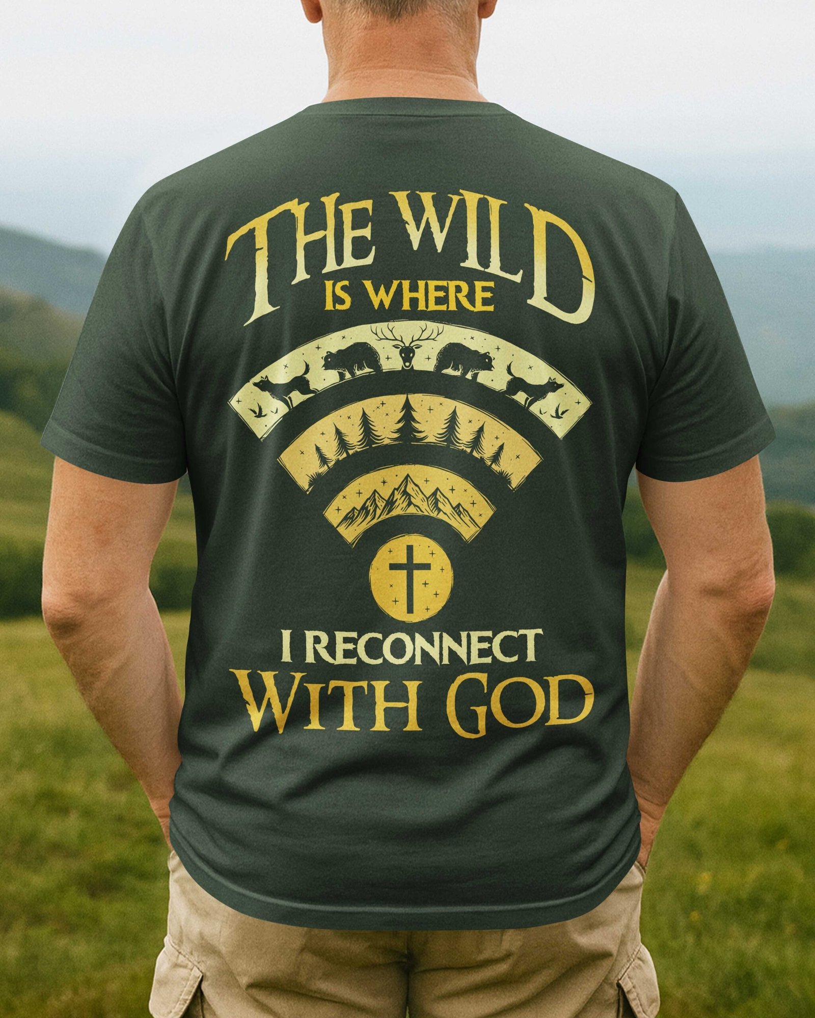 The Wild Is Where I Reconnect With God T-Shirt - Image 7
